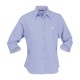 Ladies' Pin-point Shirt (3/4 Sleeve)