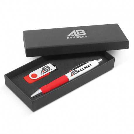 Metal Promotional Pens - Turbo Gift Set