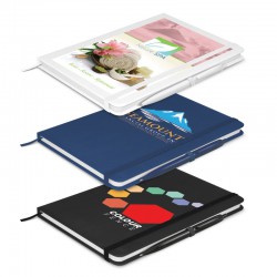 Promotional Journals & Noteboooks - Omega Notebook With Pen
