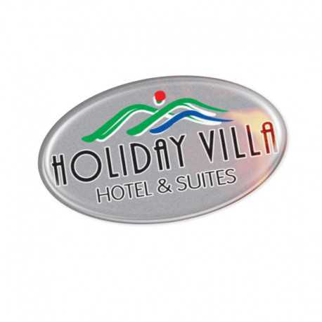 Toys, Games & Novelties - Resin Coated Labels 74 x 43mm Oval