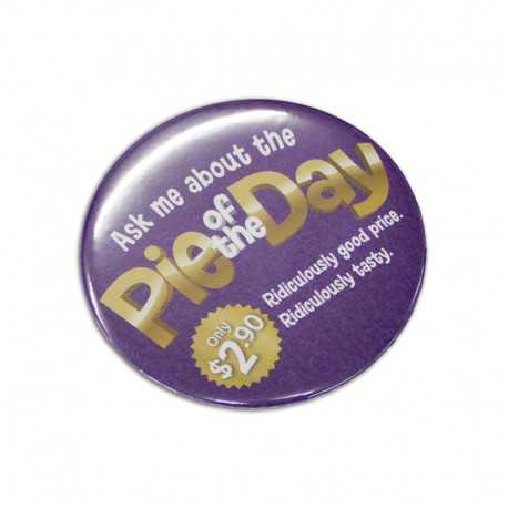 Name & Pin Badges - Button Badge Round - 75mm