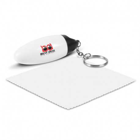 Microfibre Cloth Key Ring