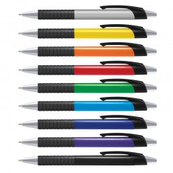 Cleo Coloured Barrel Plastic Pen