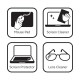 Mouse Pads - 4-in-1 Mouse Mat