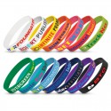 Wristbands - Silicone Wrist Band - Indent