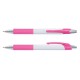 Cleo White Barrel Plastic Pen