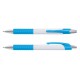 Cleo White Barrel Plastic Pen