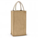 Wine Holders & Carriers - Donato Jute Double Wine Carrier