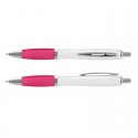 Plastic Promotional Pens - Vistro Pen - White Barrel