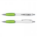 Plastic Promotional Pens - Vistro Pen - White Barrel