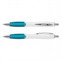Plastic Promotional Pens - Vistro Pen - White Barrel