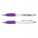 Plastic Promotional Pens - Vistro Pen - White Barrel