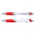 Plastic Promotional Pens - Borg Pen - White Barrel