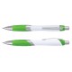 Plastic Promotional Pens - Borg Pen - White Barrel