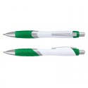 Plastic Promotional Pens - Borg Pen - White Barrel