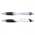 Plastic Promotional Pens - Borg Pen - White Barrel