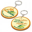 Printed Keyrings - PVC Key Ring Small - Both Sides Moulded