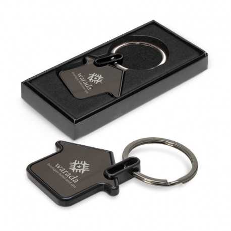 Metal Keyrings - Capital House Key Ring