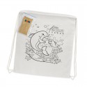 Duffle Bags & Sacks - Cotton Colouring Drawstring Backpack