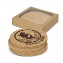 Coasters - Oakridge Cork Coaster Round Set of 4