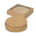 Coasters - Oakridge Cork Coaster Round Set of 4