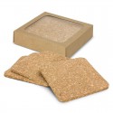 Coasters - Oakridge Cork Coaster Square Set of 4