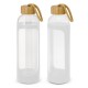 Drink Bottles - Glass - Eden Glass Bottle - Silicone Sleeve