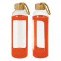 Drink Bottles - Glass - Eden Glass Bottle - Silicone Sleeve