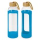 Drink Bottles - Glass - Eden Glass Bottle - Silicone Sleeve