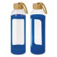 Drink Bottles - Glass - Eden Glass Bottle - Silicone Sleeve