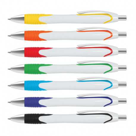 Plastic Promotional Pens - Curve Plastic Pen