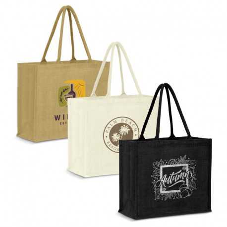 Jute Conference Bags - Modena Jute Tote Bag - Colour Match