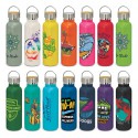 Metal Drink Bottles - Nomad Deco Vacuum Bottle - Powder Coated