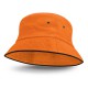 Wide Brim Hats - Bondi Bucket Hat - Black Sandwich Trim