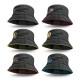 Wide Brim Hats - Bondi Bucket Hat - Coloured Sandwich Trim