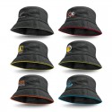 Wide Brim Hats - Bondi Bucket Hat - Coloured Sandwich Trim