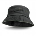Wide Brim Hats - Bondi Bucket Hat - Coloured Sandwich Trim