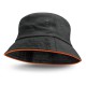 Wide Brim Hats - Bondi Bucket Hat - Coloured Sandwich Trim