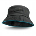 Wide Brim Hats - Bondi Bucket Hat - Coloured Sandwich Trim