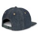 Caps - Denim Flat Peak Cap