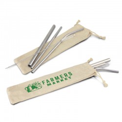 Homeware Products - Stainless Steel Straw Set