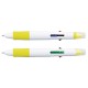 Plastic Promotional Pens - Tetra Highlighter Plastic Pen
