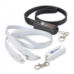Lanyards - Artex 3-in-1 Charging Lanyard