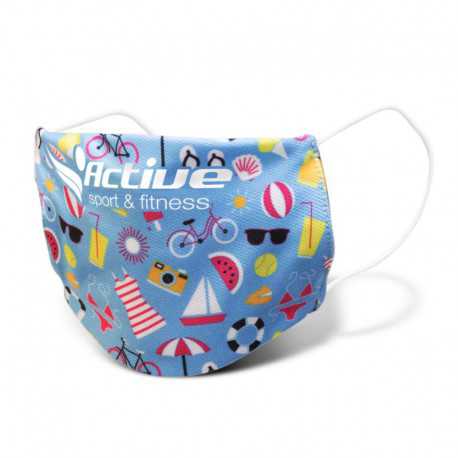 Face Masks - Reusable Face Mask Full Colour - Small