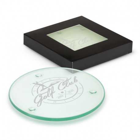 Coasters - Venice Glass Coaster Set of 2 - Round