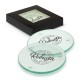 Coasters - Venice Glass Coaster Set of 4 - Round