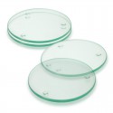 Coasters - Venice Glass Coaster Set of 4 - Round