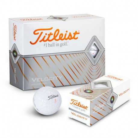 Printed Golf Balls - Titleist Velocity Golf Ball