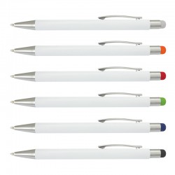 Lancer Stylus Pen - White Barrel