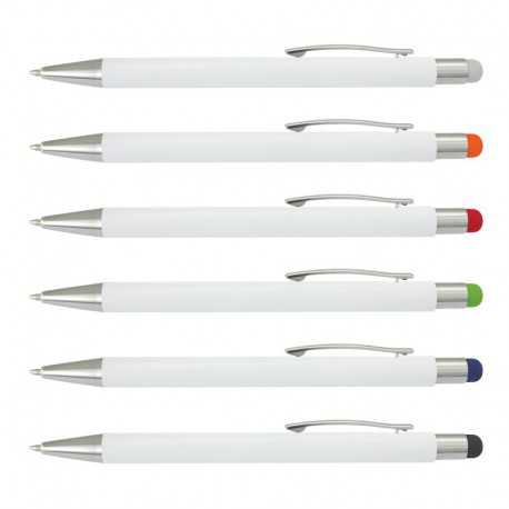 Lancer Stylus Pen - White Barrel